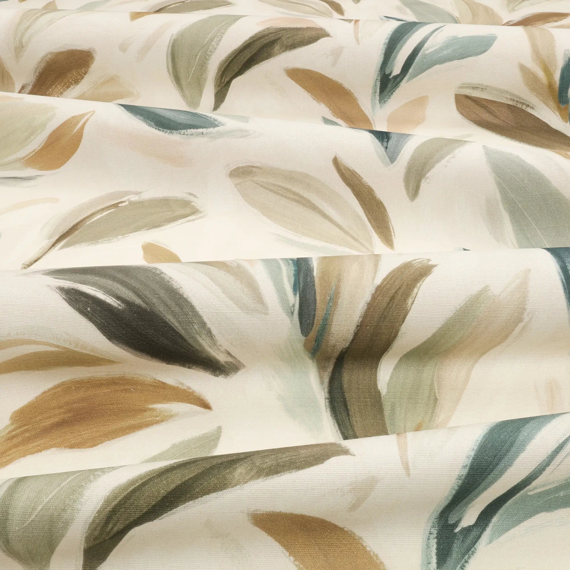 Zaria Mineral – Tissu imprimé botanique en lin et coton – Villa Nova|Bellevue Décoration