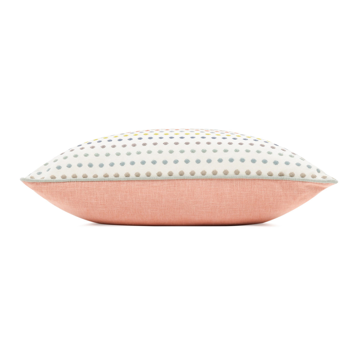 Coussin Dotty 50 × 50 cm — coloris Sorbet