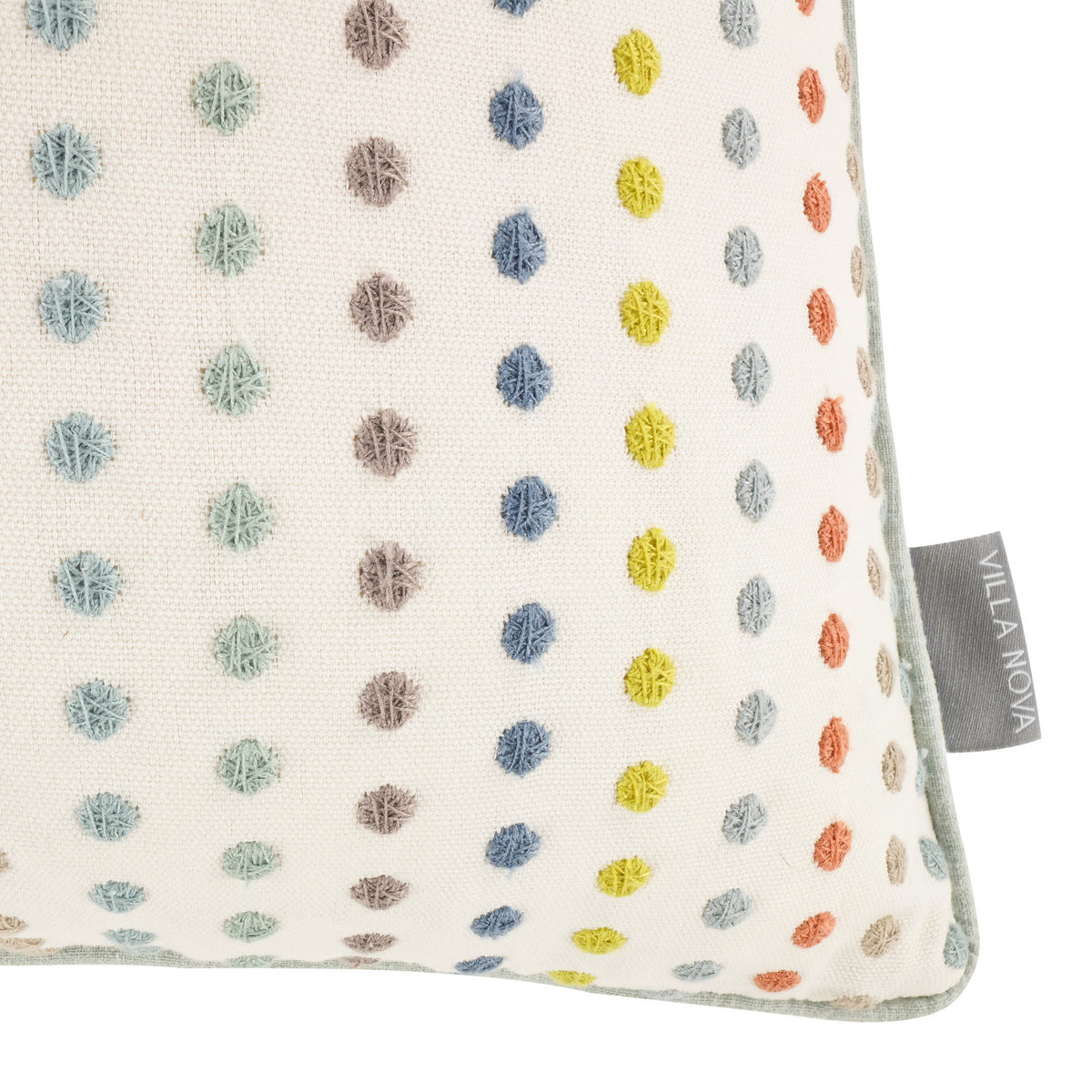 Coussin Dotty 50 × 50 cm — coloris Sorbet