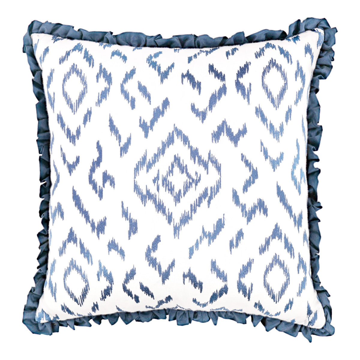 Coussin Folly 55 × 55 cm — coloris Cornflower