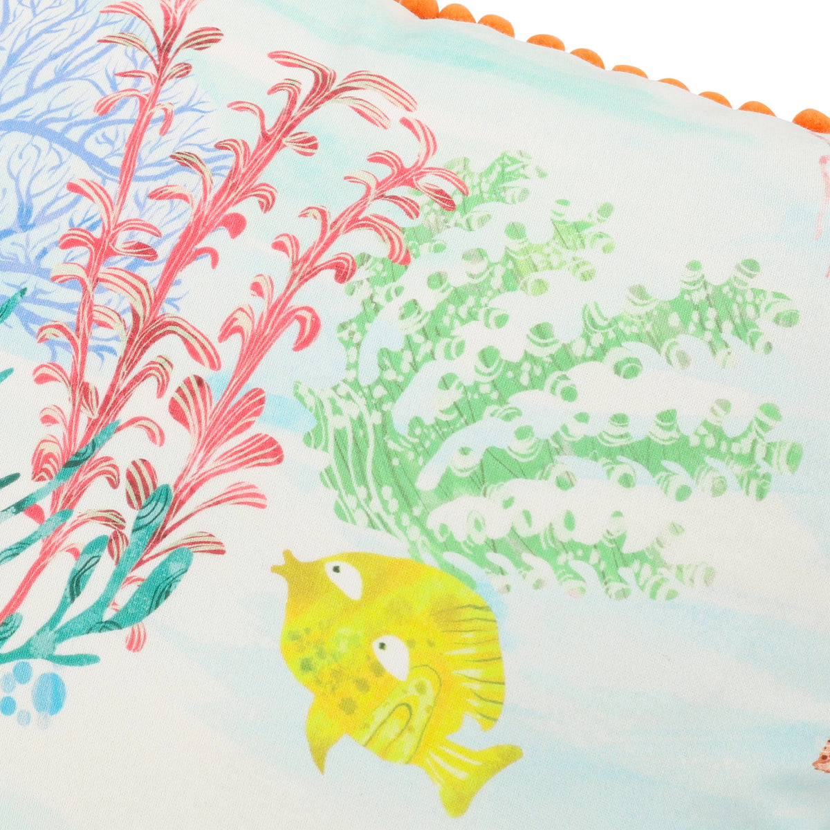 Coussin Coral Kingdom 50 × 50 cm — coloris Coral Kingdom