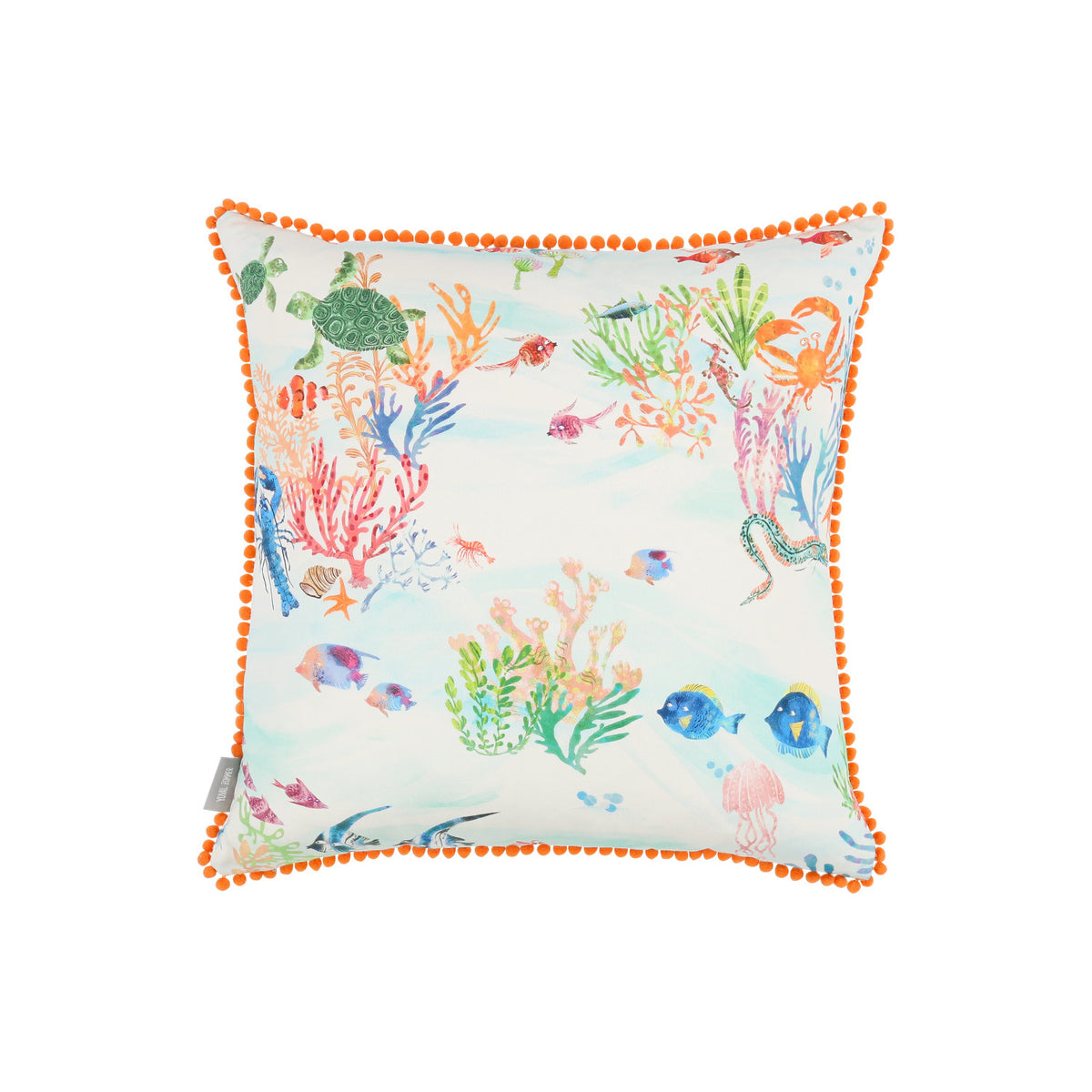 Coussin Coral Kingdom 50 × 50 cm — coloris Coral Kingdom