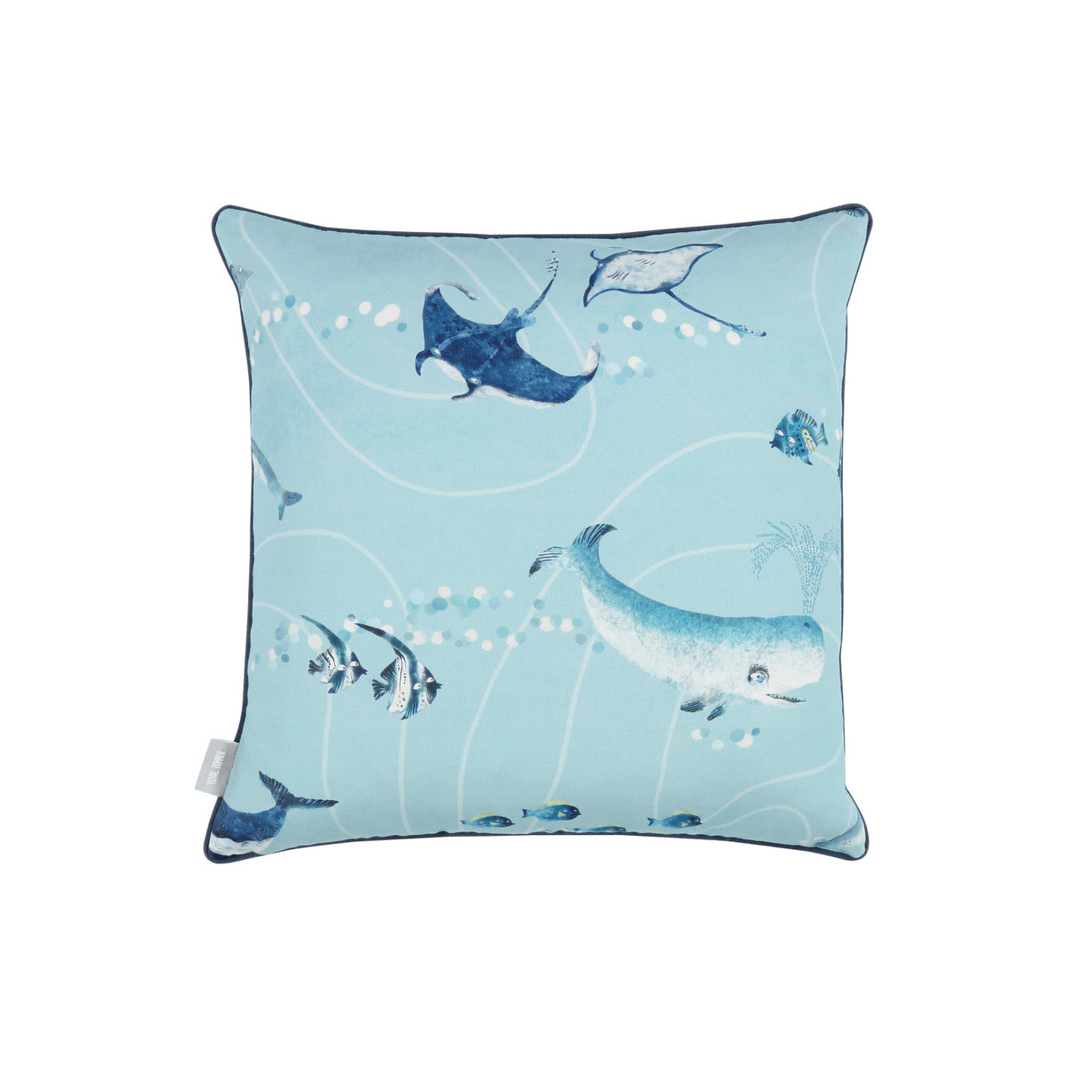 Coussin Fintastic 50 × 50 cm — coloris Fintastic