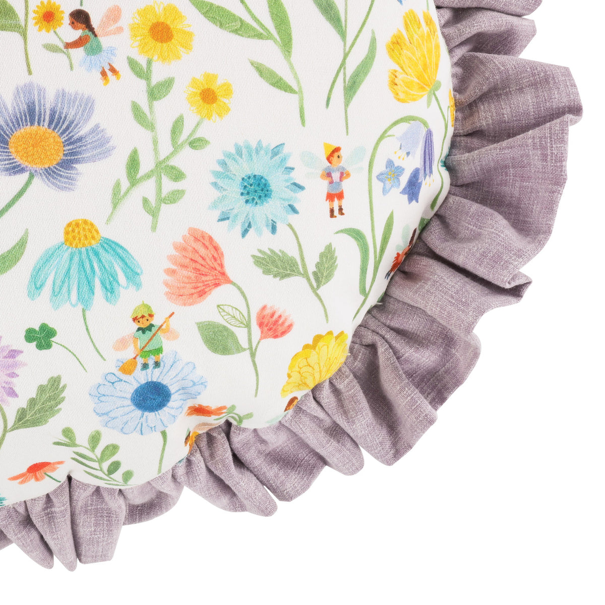 Coussin Fairy Garden Ø 40 cm — coloris Fairy Garden