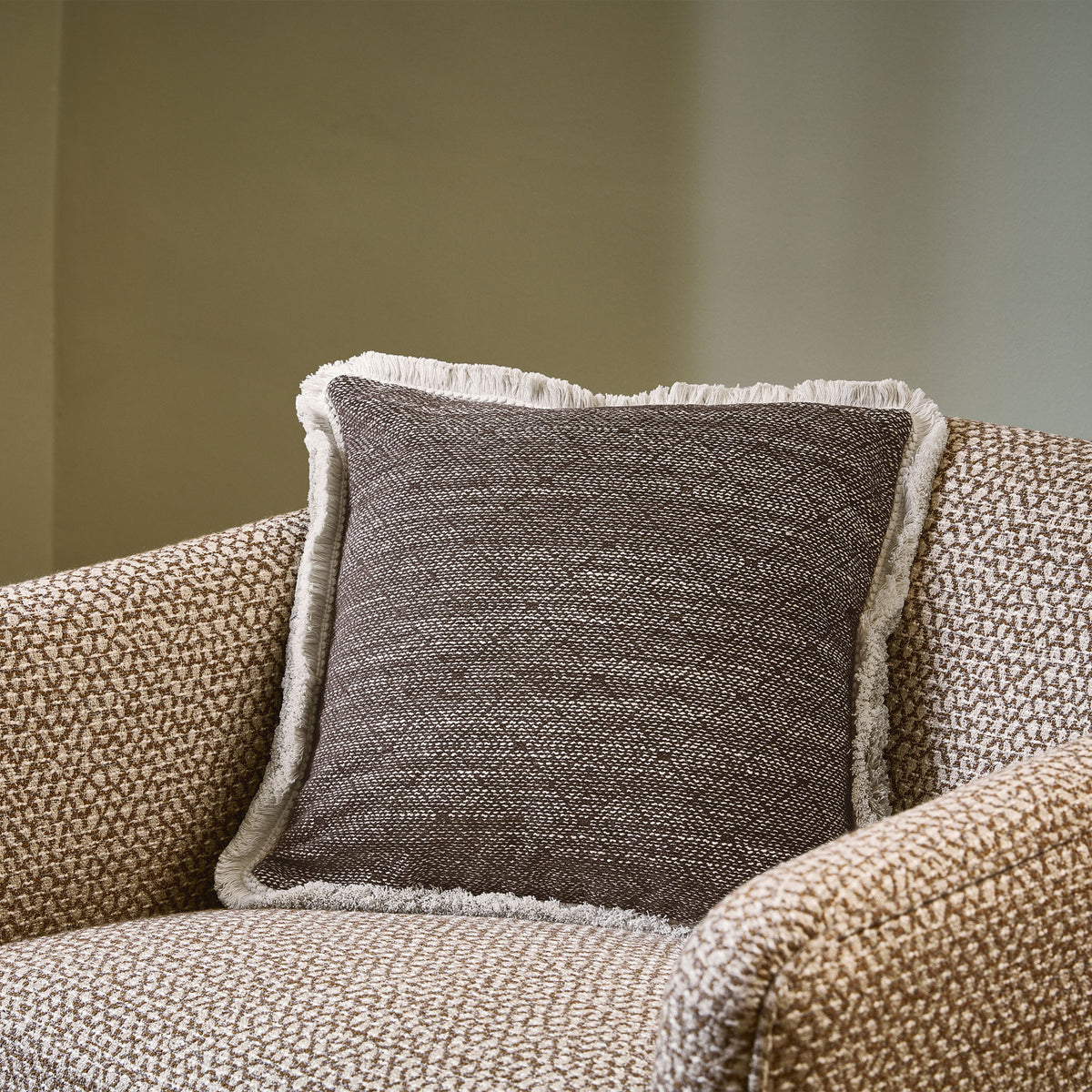 Coussin Akalu 40 × 40 cm — coloris Pepper