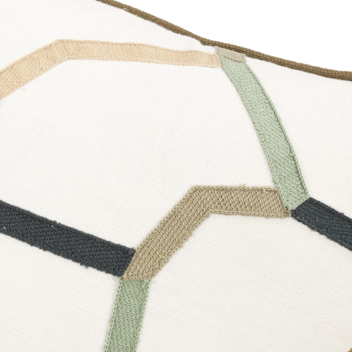 Coussin Samir 50 × 50 cm — coloris Mineral