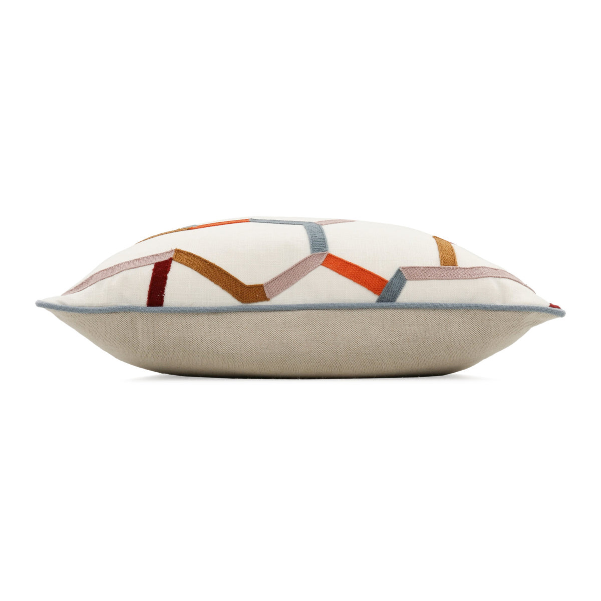 Coussin Samir 50 × 50 cm — coloris Plume