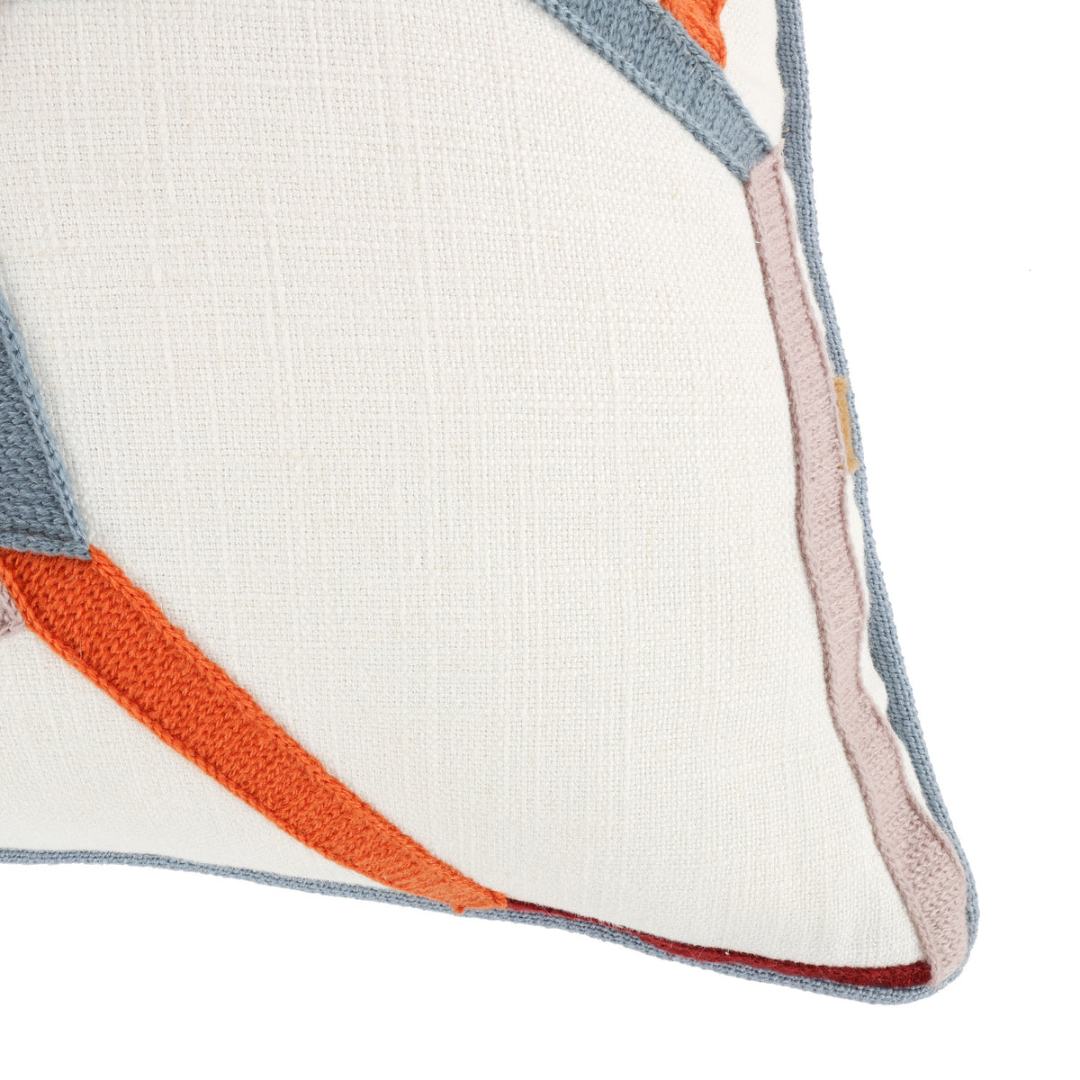 Coussin Samir 50 × 50 cm — coloris Plume
