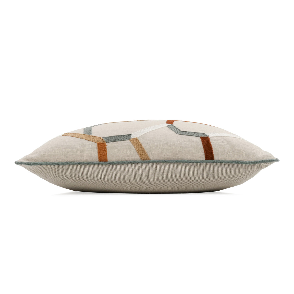 Coussin Samir 50 × 50 cm — coloris Sienna