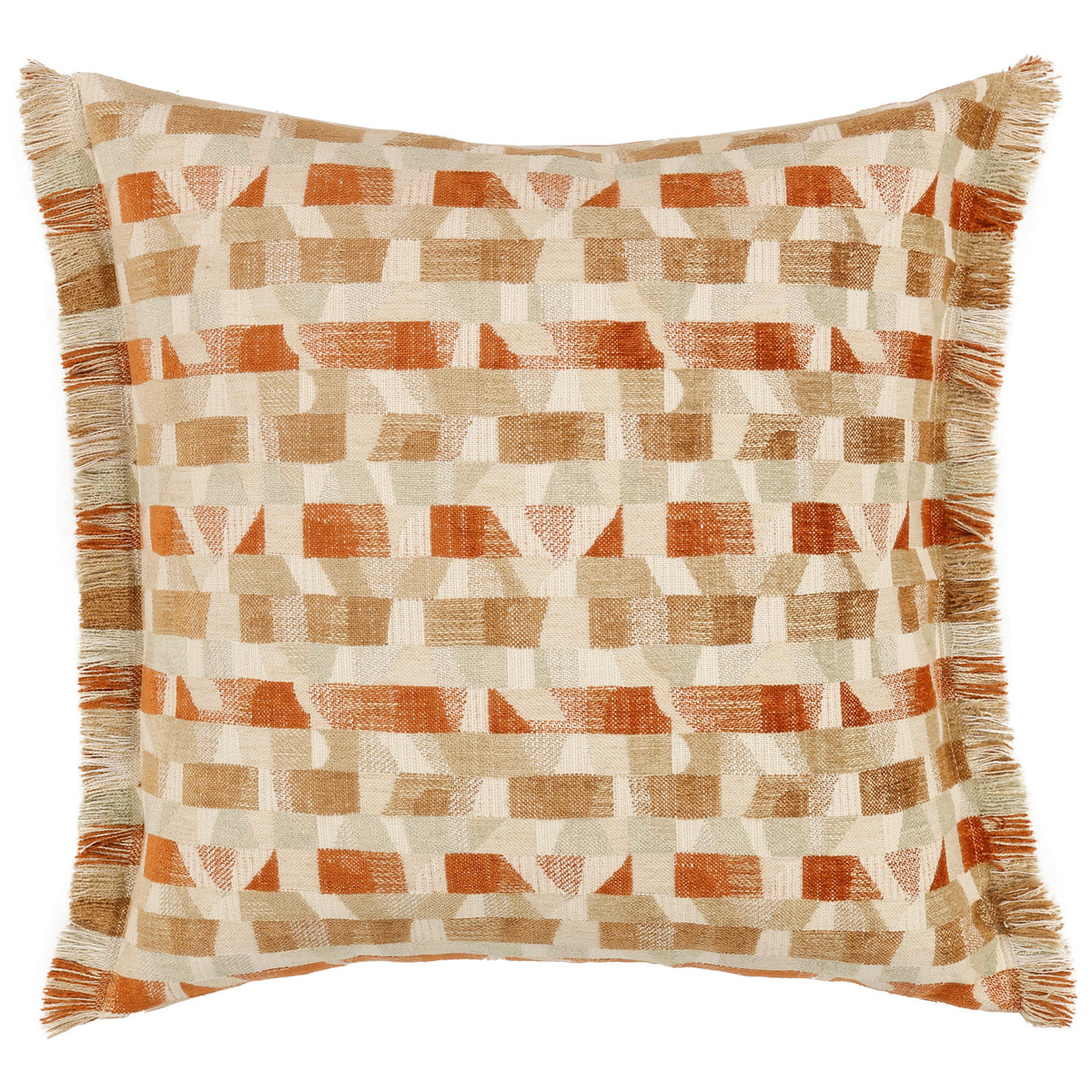 Coussin Morandi 50 × 50 cm — coloris Sienna