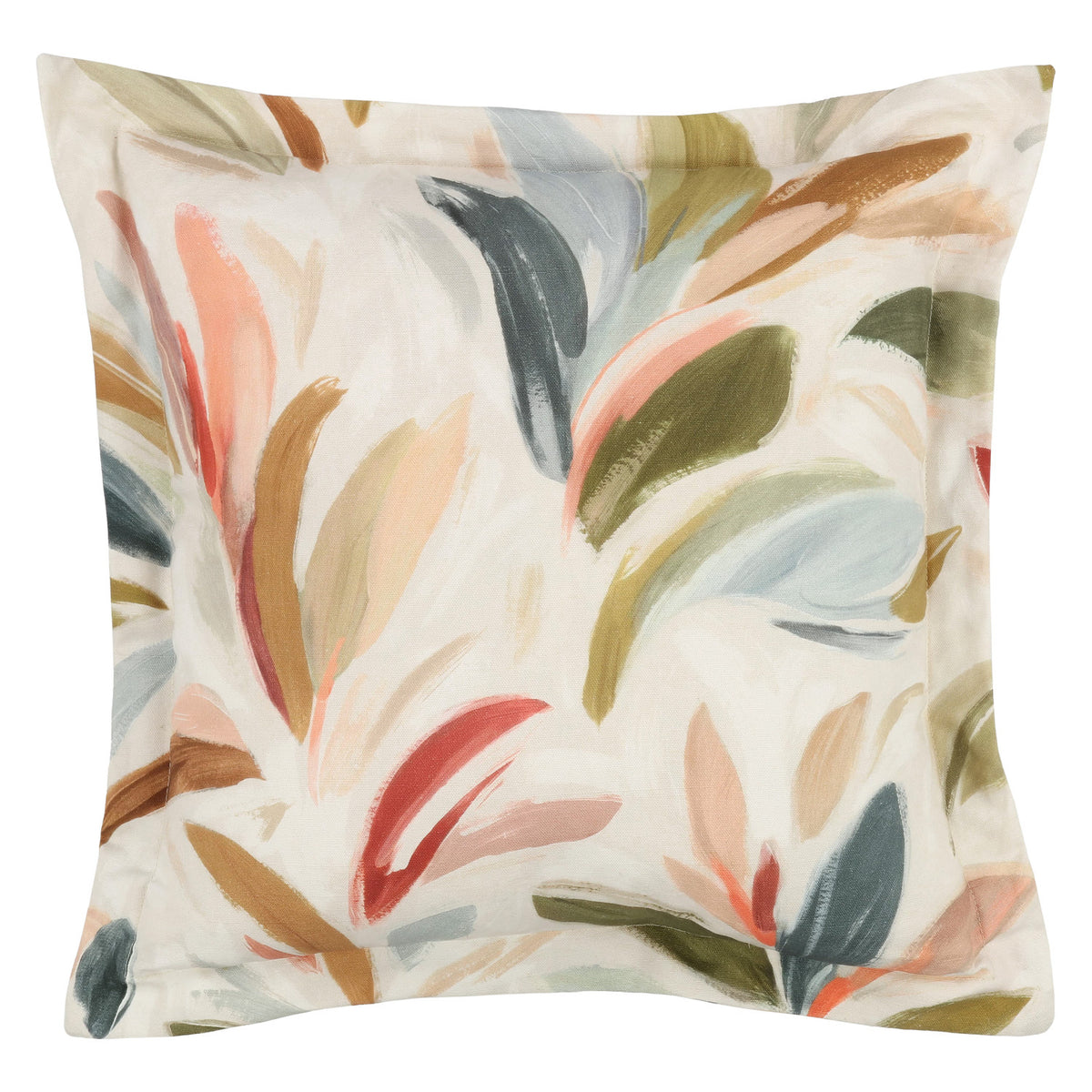 Coussin Zaria 50 × 50 cm — coloris Plume