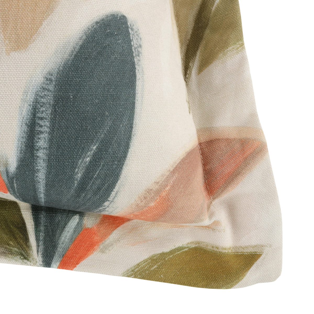 Coussin Zaria 50 × 50 cm — coloris Plume
