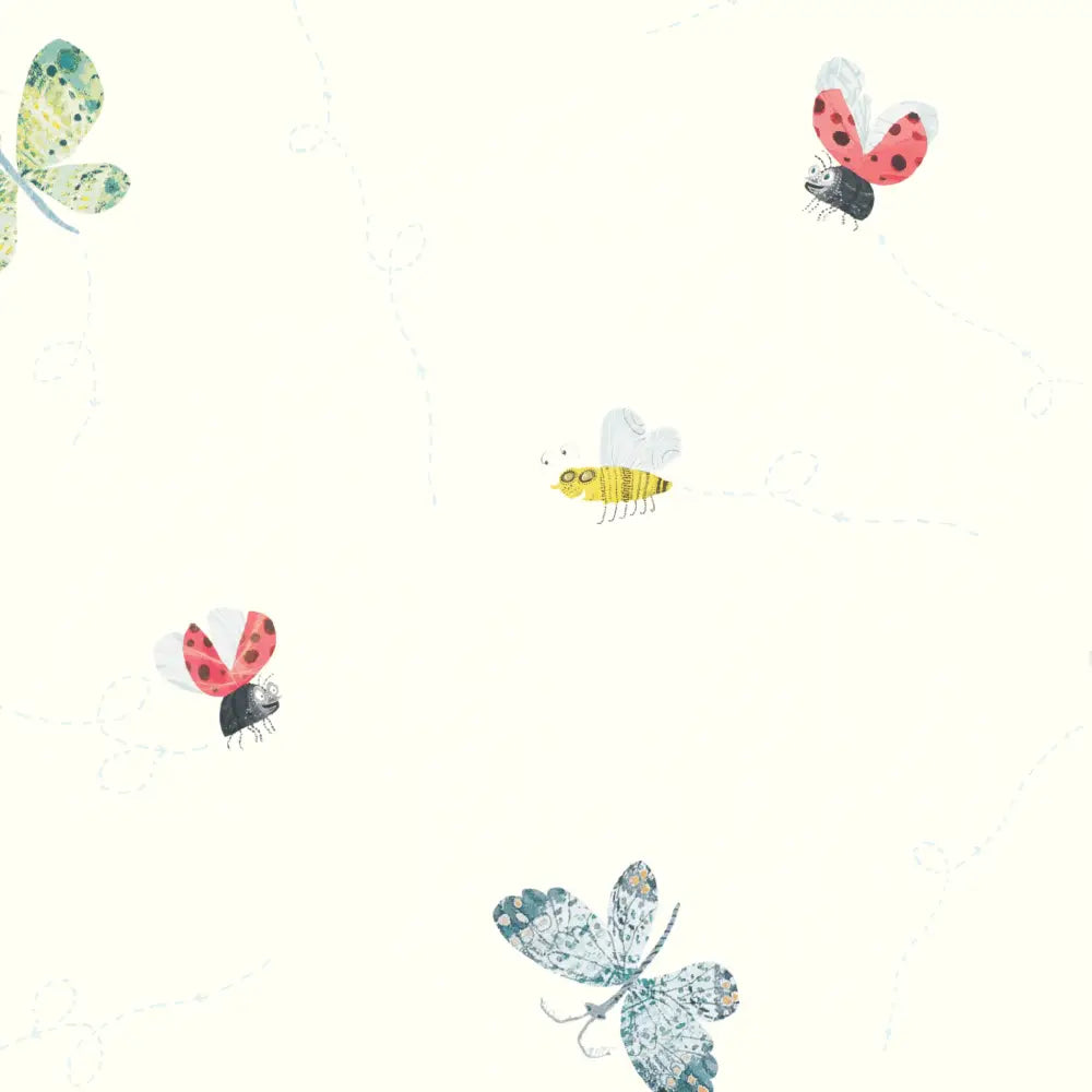 BUZZING AROUND|PAPIERS PEINTS|VILLANOVA|BELLEVUE DECORATION - Bellevue Decoration