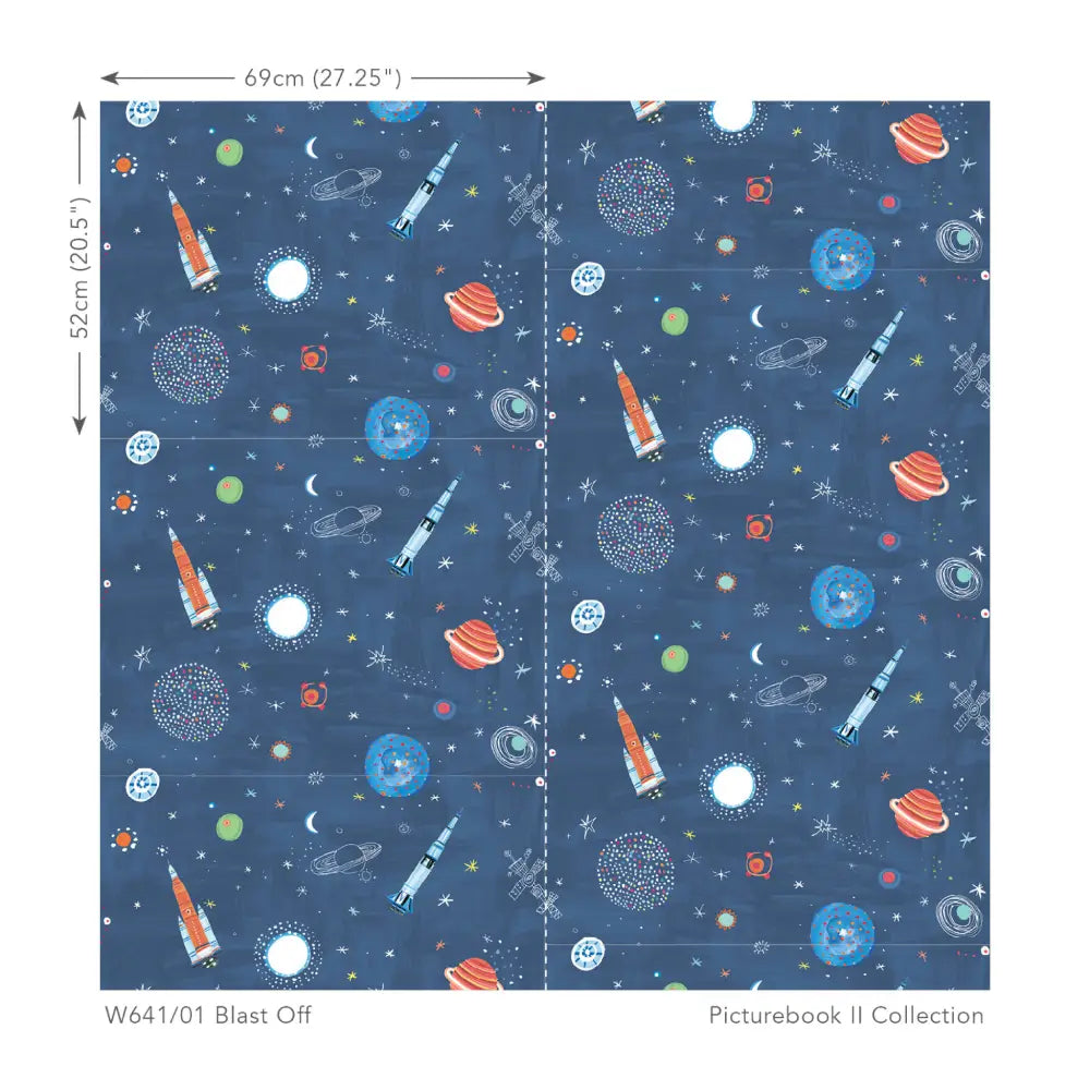 BLAST OFF|PAPIERS PEINTS|VILLANOVA|BELLEVUE DECORATION - Bellevue Decoration