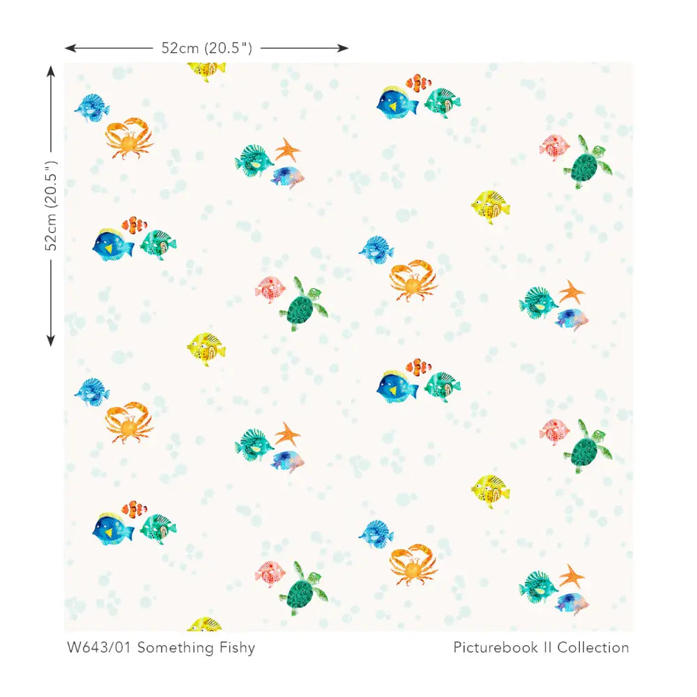 SOMETHING FISHY|PAPIERS PEINTS|VILLANOVA|BELLEVUE DECORATION - Bellevue Decoration