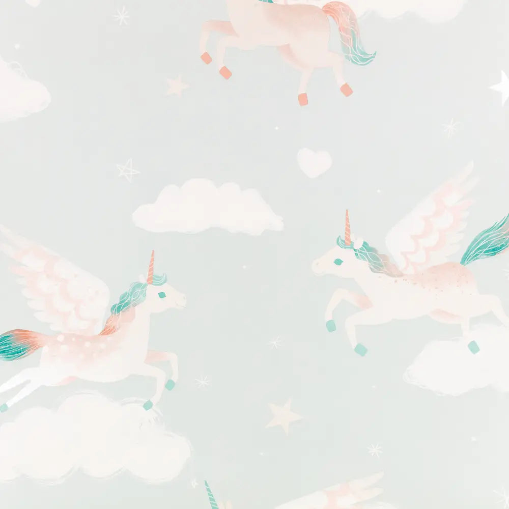 DANCING UNICORNS|PAPIERS PEINTS |VILLANOVA|BELLEVUE DECORATION - Bellevue Decoration