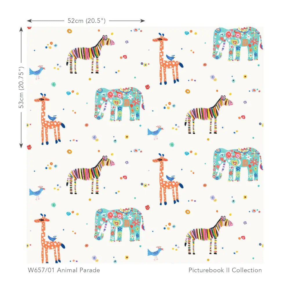 ANIMAL PARADE|PAPIERS PEINTS|VILLANOVA|BELLEVUE DECORATION - Bellevue Decoration