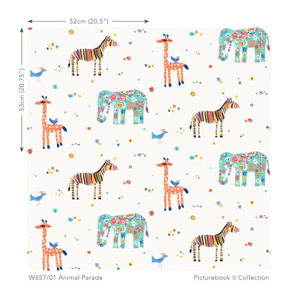 ANIMAL PARADE|PAPIERS PEINTS|VILLANOVA|BELLEVUE DECORATION - Bellevue Decoration