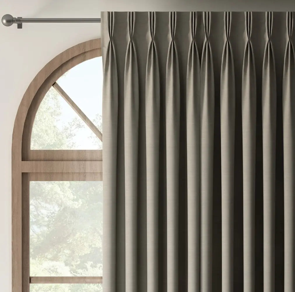 DOUBLE RIDEAUX SUR MESURE |BELDOUR  108 SILVER|BELLEVUE DECORATION - Bellevue Decoration