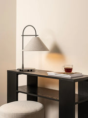 LAMPE DE TABLE ARLO BLAKENEN BRONZE - Bellevue Decoration