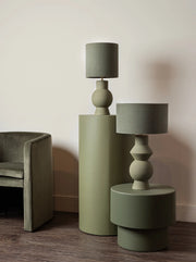 LAMPES DE TABLE ASTER OLIVE - Bellevue Decoration