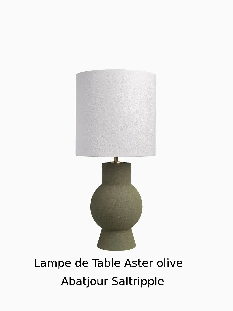 LAMPES DE TABLE ASTER OLIVE - Bellevue Decoration