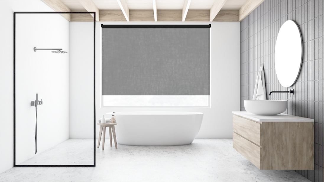 Stores Enrouleurs Transparent | Intense Black | Bellevue Décoration - Bellevue Decoration