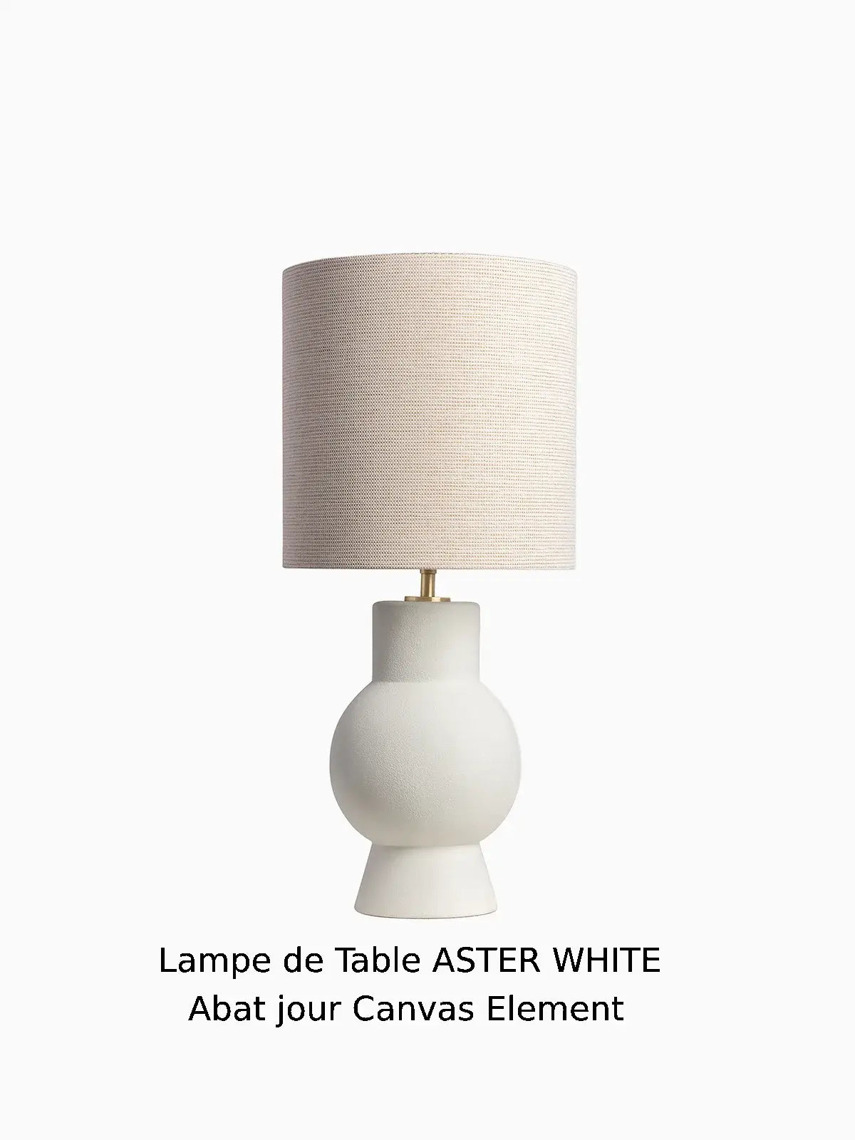 LAMPES DE TABLE ASTER WHITE - Bellevue Decoration