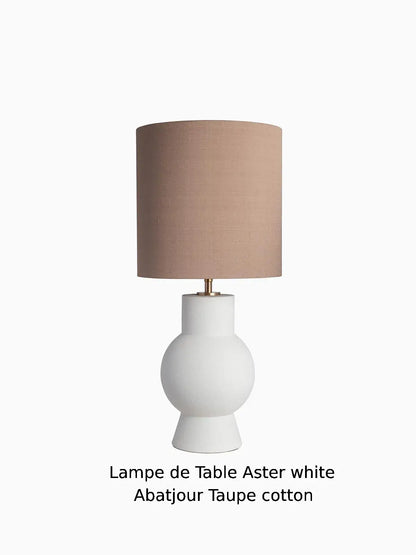 LAMPES DE TABLE ASTER WHITE