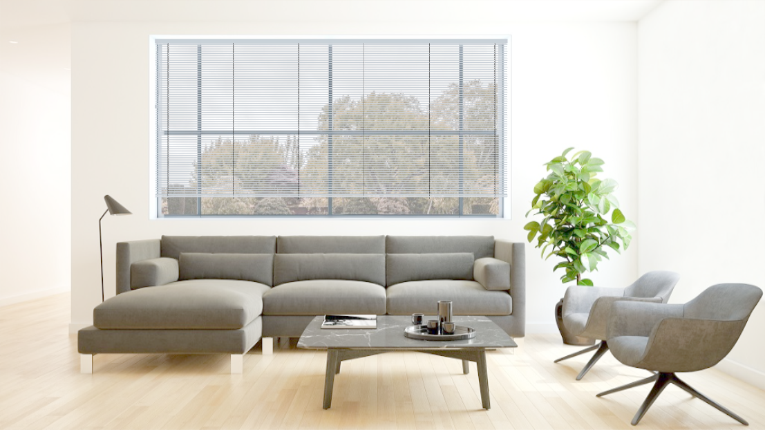 Aliuminium Blind | Morning White 25mm - Bellevue Decoration