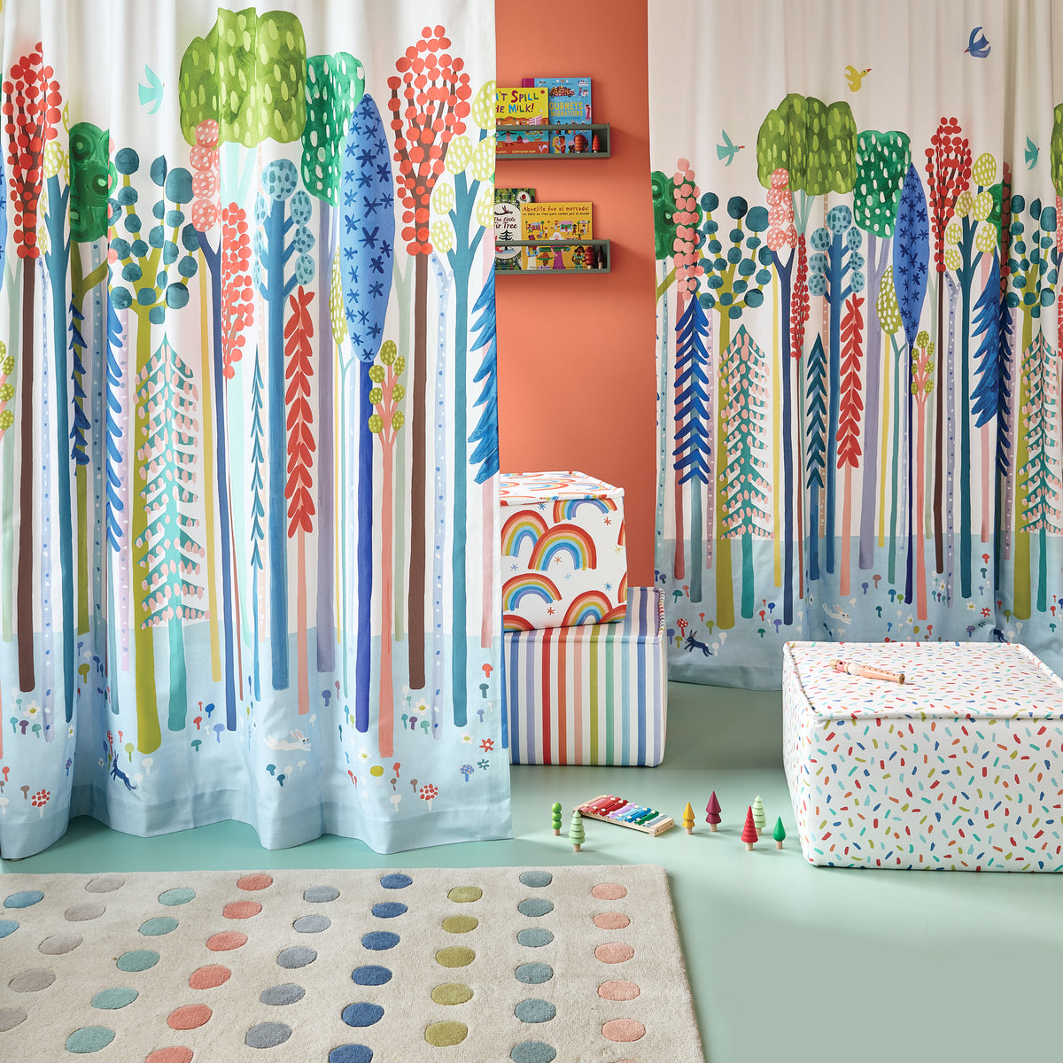 Tapis Dotty — coloris Sorbet