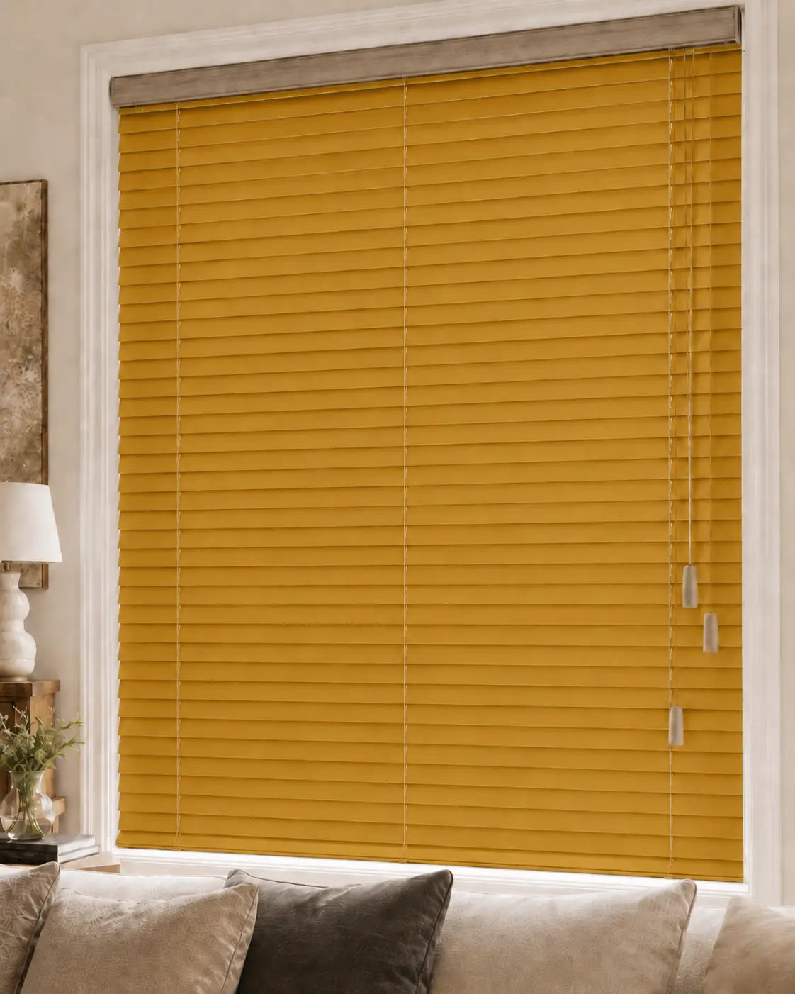 STORES JALOUSIE LAMELLE ALUMINIUM  CITRUS ORANGE 25 MM