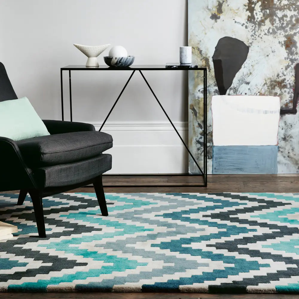 Sgraffito rug